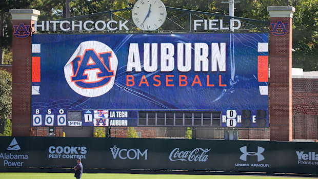 Plainsman Park, Hitchcock Field, video board, Auburn baseball